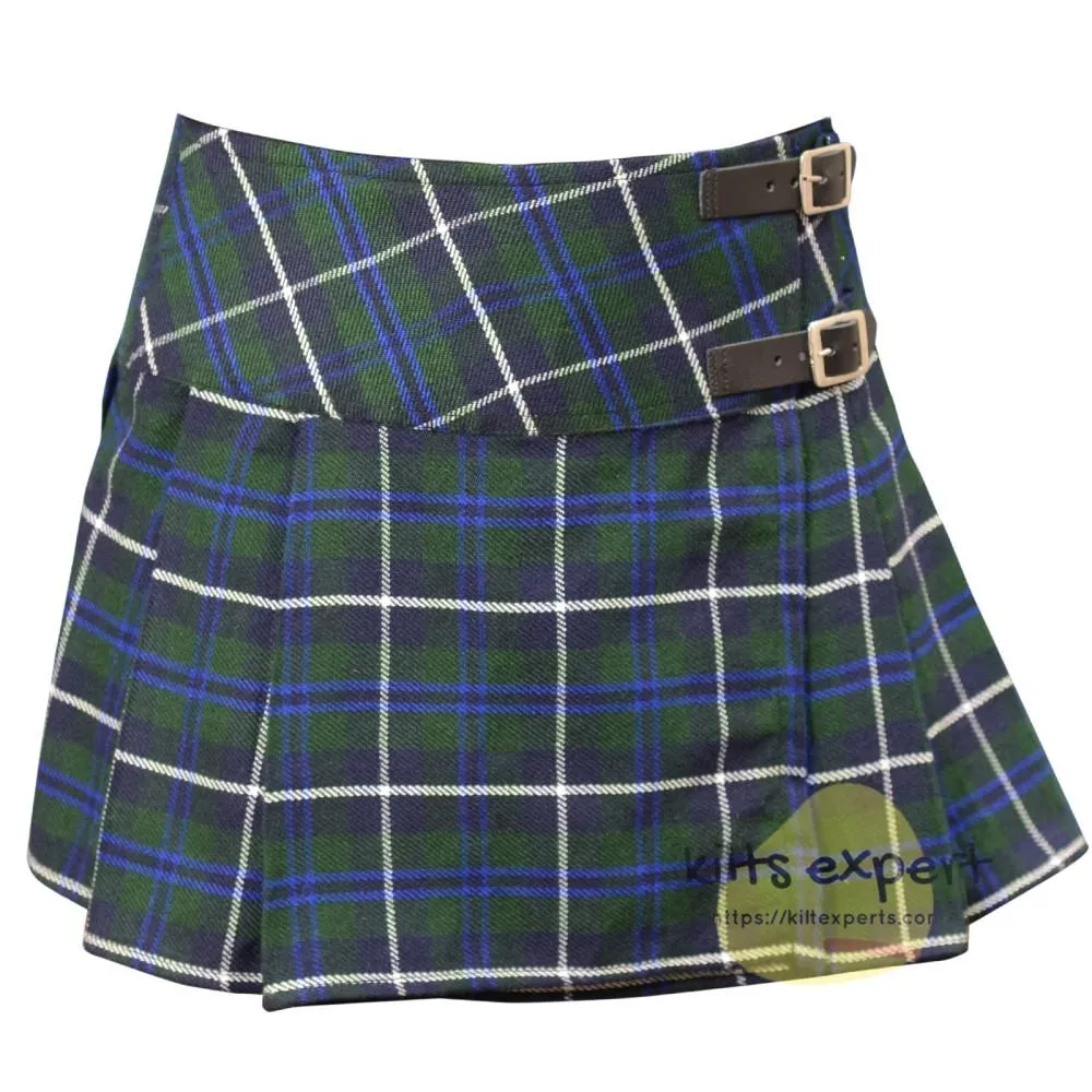 Women's Blue Douglas Tartan Kilts