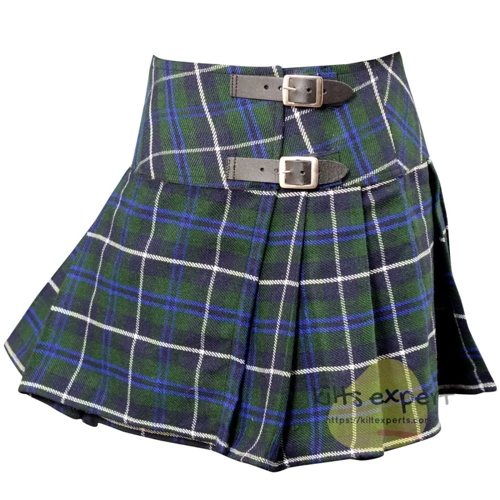 Women's Blue Douglas Tartan Kilts