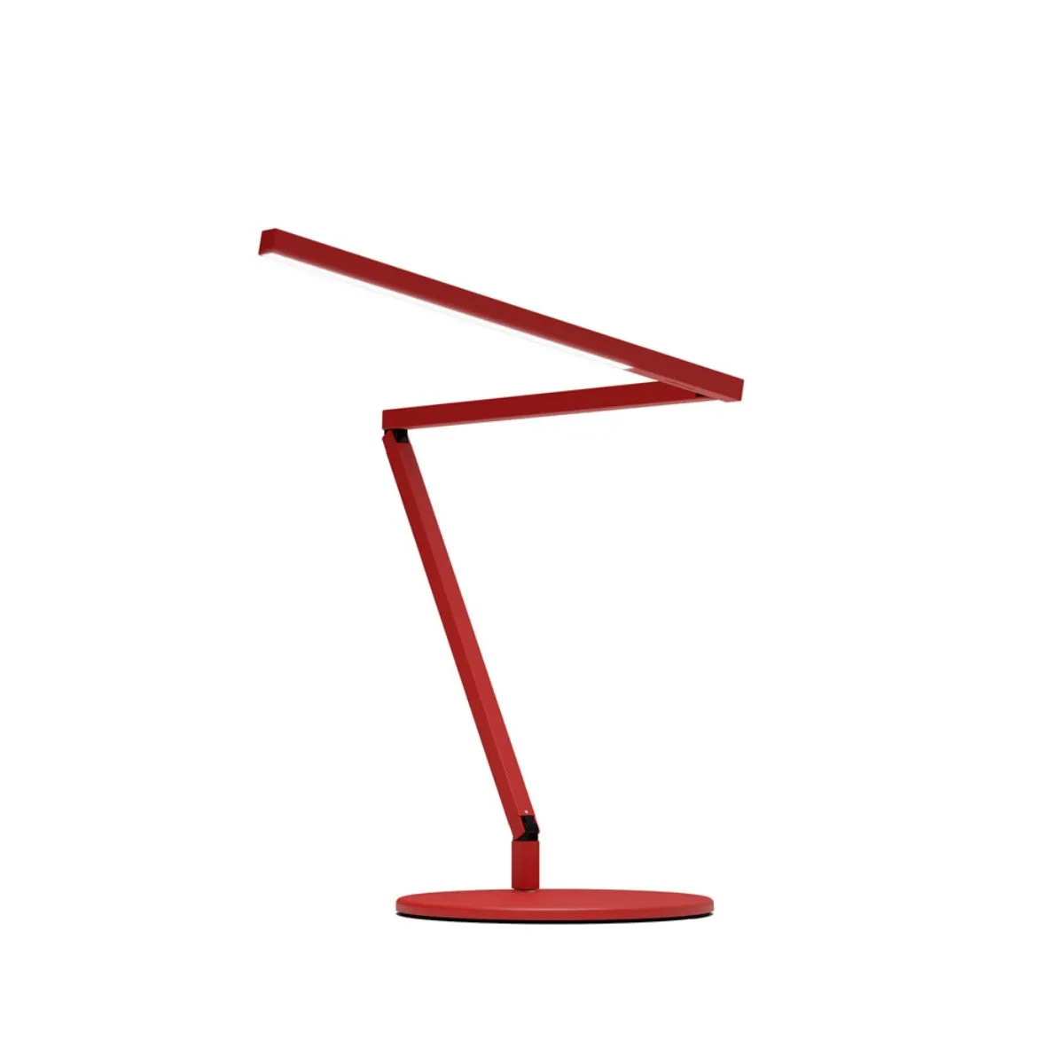 Z-Bar Mini Gen 4 Matte Red Modern Neutral LED Desk Lamp