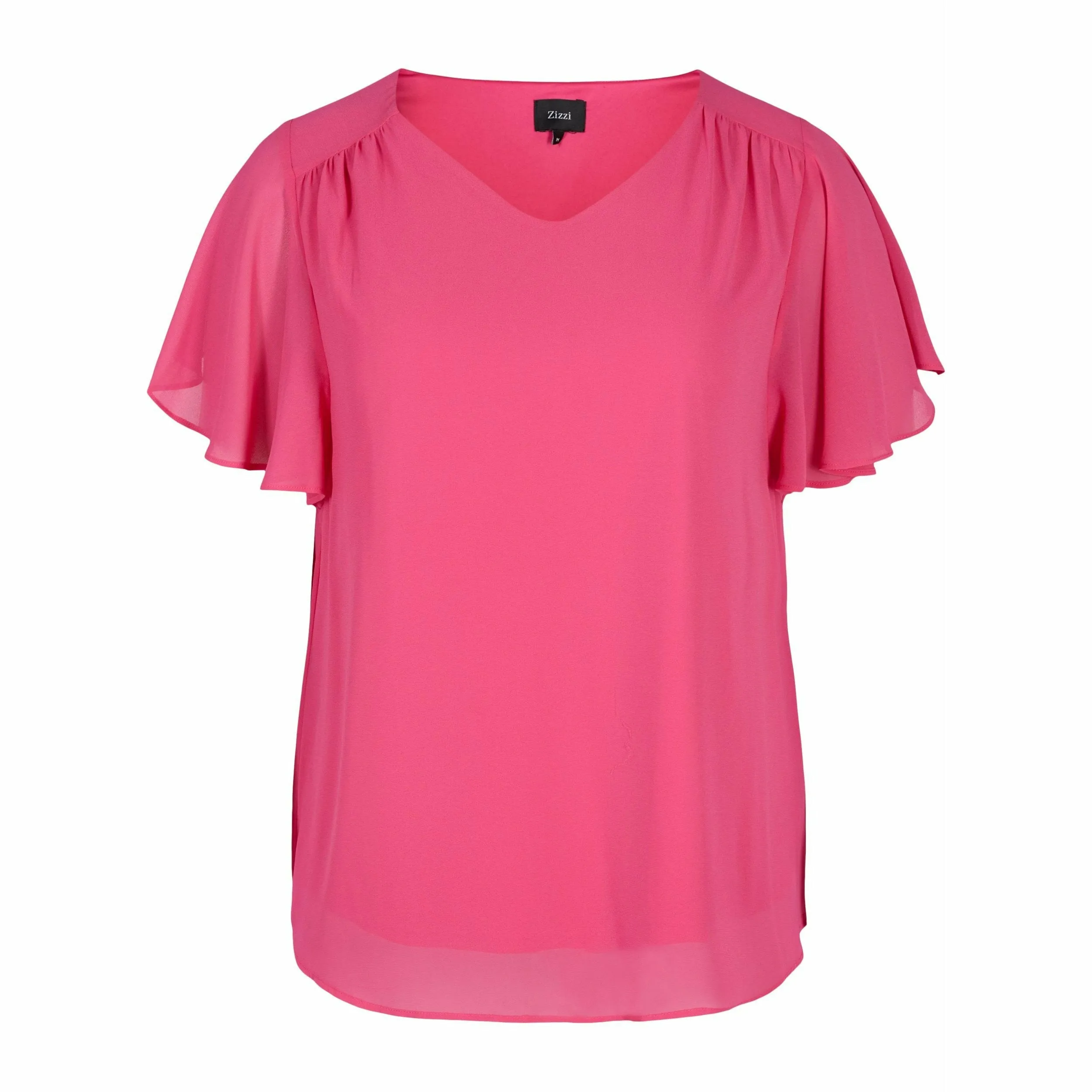 Zizzi Jagger Blouse in Pink