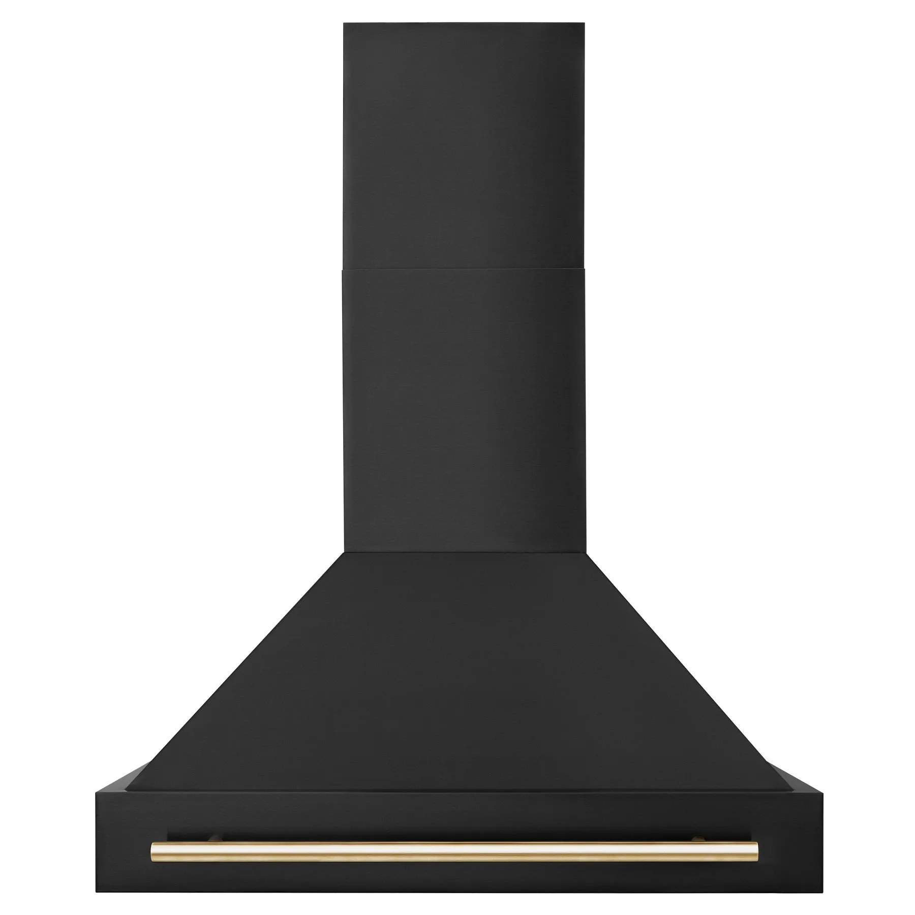 ZLINE 36" Autograph Edition Black Stainless Steel Range Hood with Gold Handle (BS655Z-36-G)